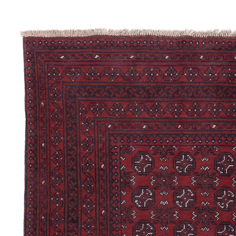 Akhche Teppich 166x238cm - Perserteppich - dunkelrot