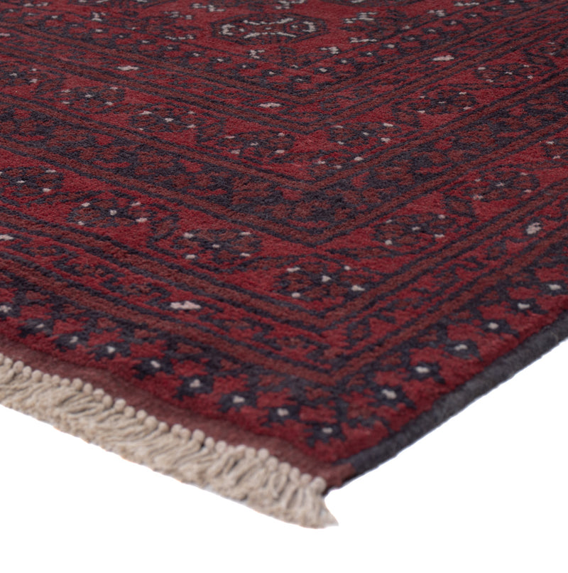 Akhche Teppich 166x238cm - Perserteppich - dunkelrot