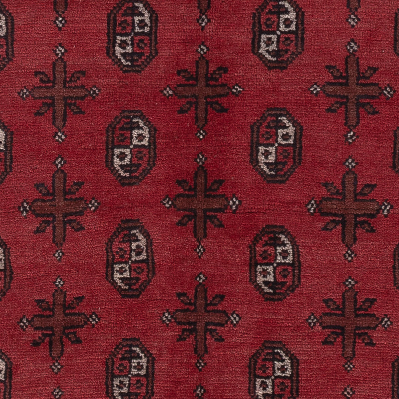 Akhche Teppich 164x242cm - Perserteppich - dunkelrot