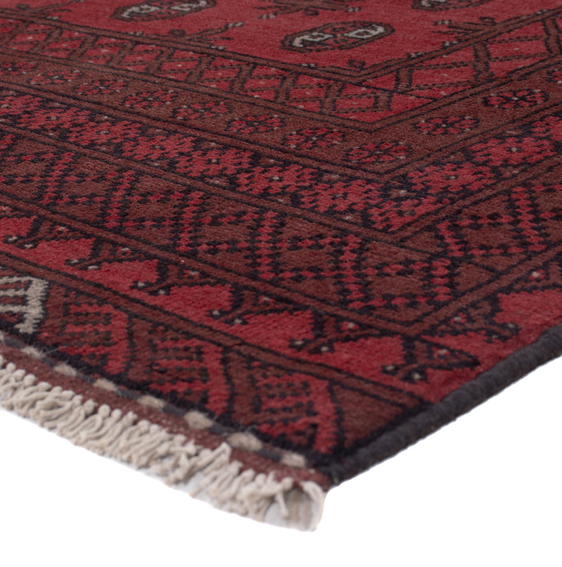 Akhche Teppich 164x242cm - Perserteppich - dunkelrot
