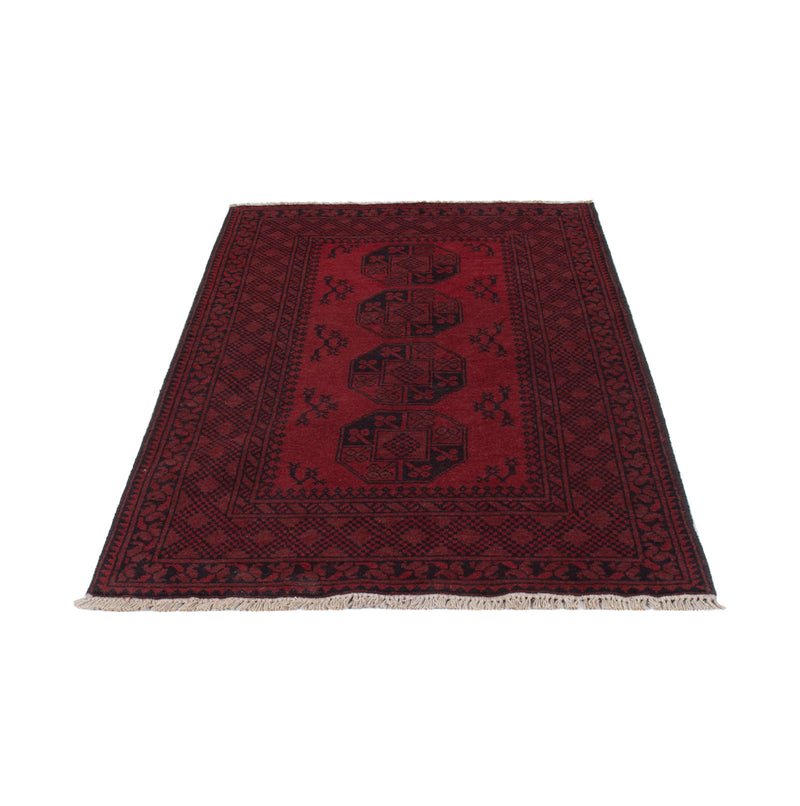 Akhche Teppich 100x194cm - Perserteppich - dunkelrot