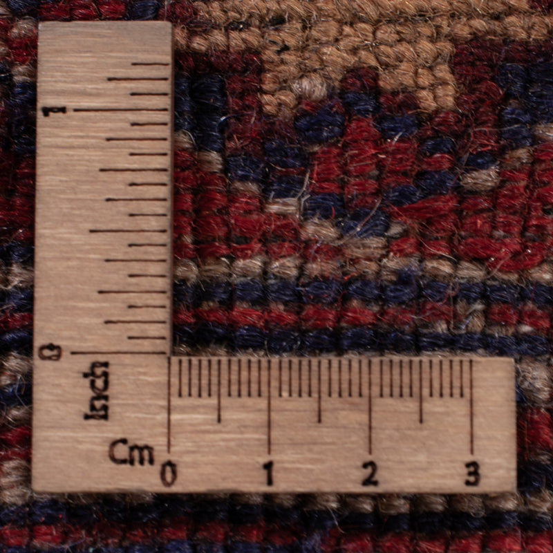 Kelim Afghan Teppich 161x187cm - dunkelrot