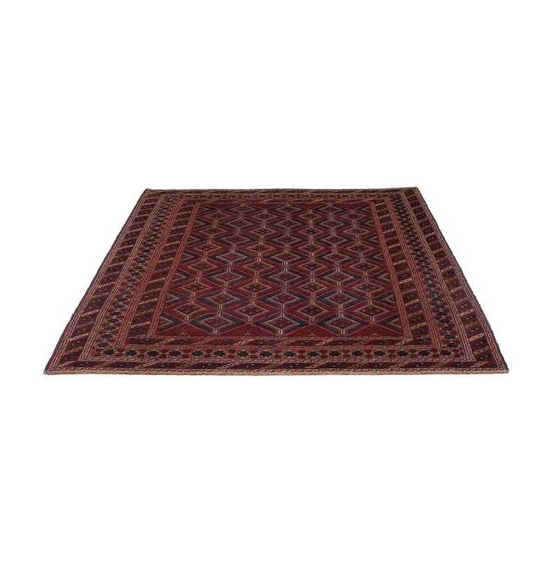 Kelim Afghan Teppich 156x177cm - dunkelbeige