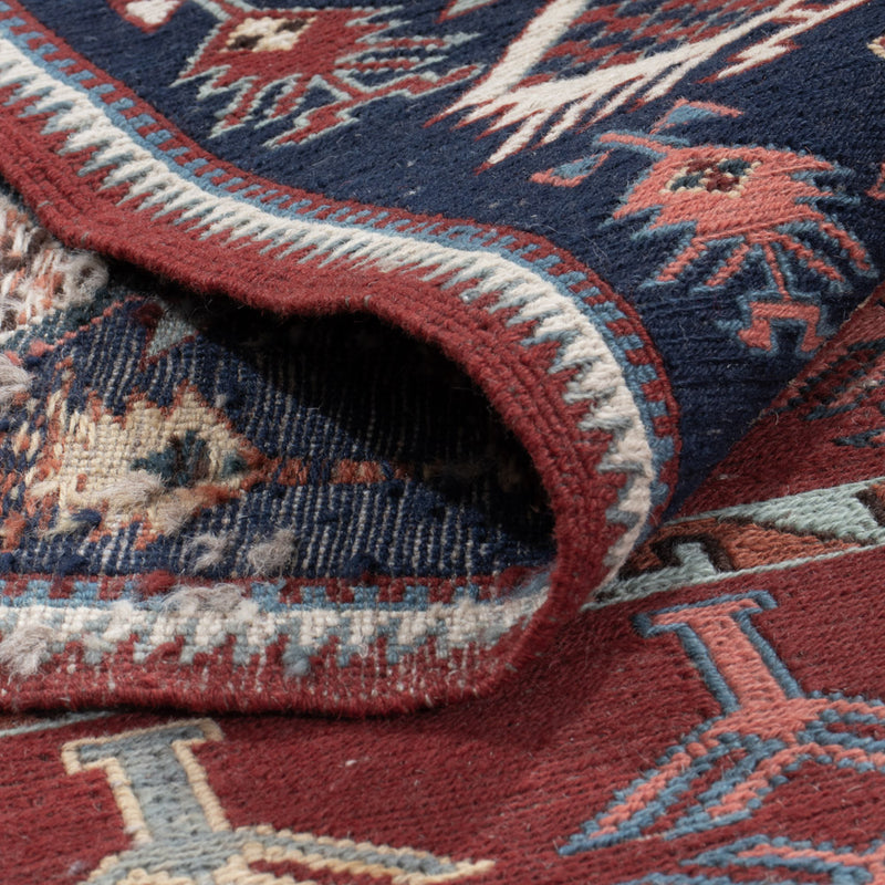 Kelim Afghan Teppich 188x242cm - rost