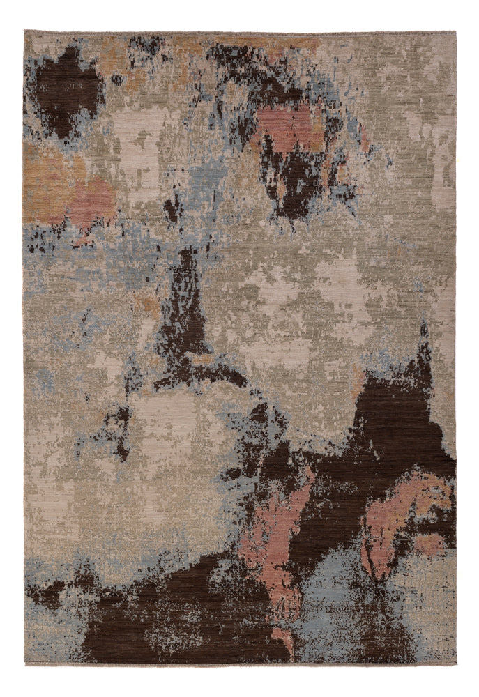 Designer Teppich 170x244cm - mehrfarbig
