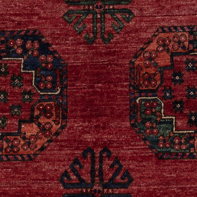 Afghan Teppich 155x202cm - Orientteppich - rot