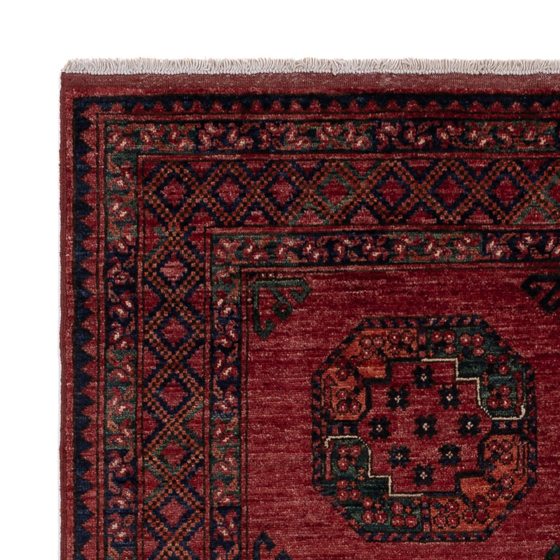 Afghan Teppich 155x202cm - Orientteppich - rot