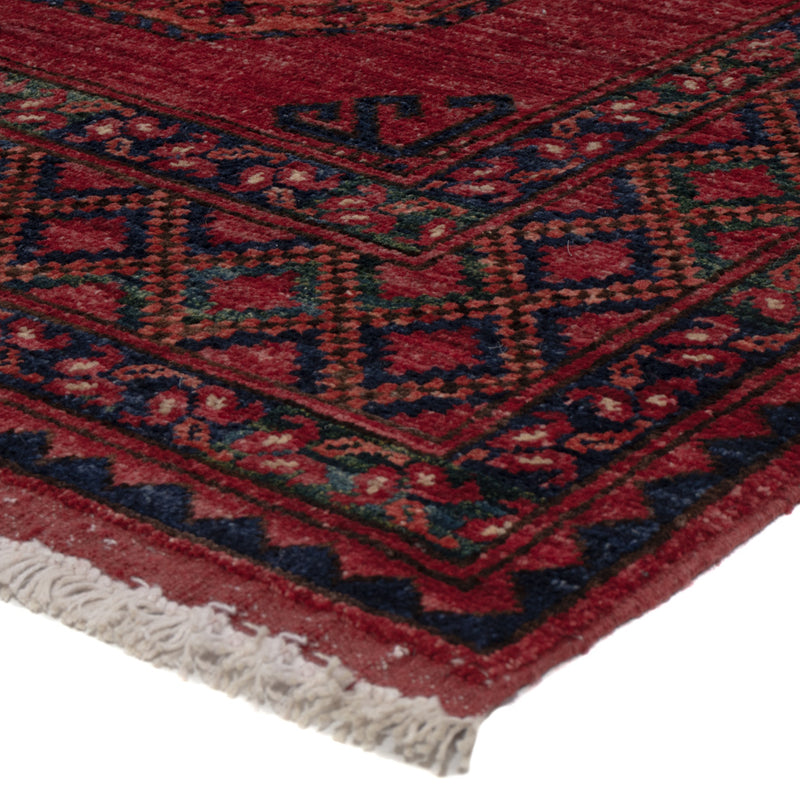 Afghan Teppich 155x202cm - Orientteppich - rot
