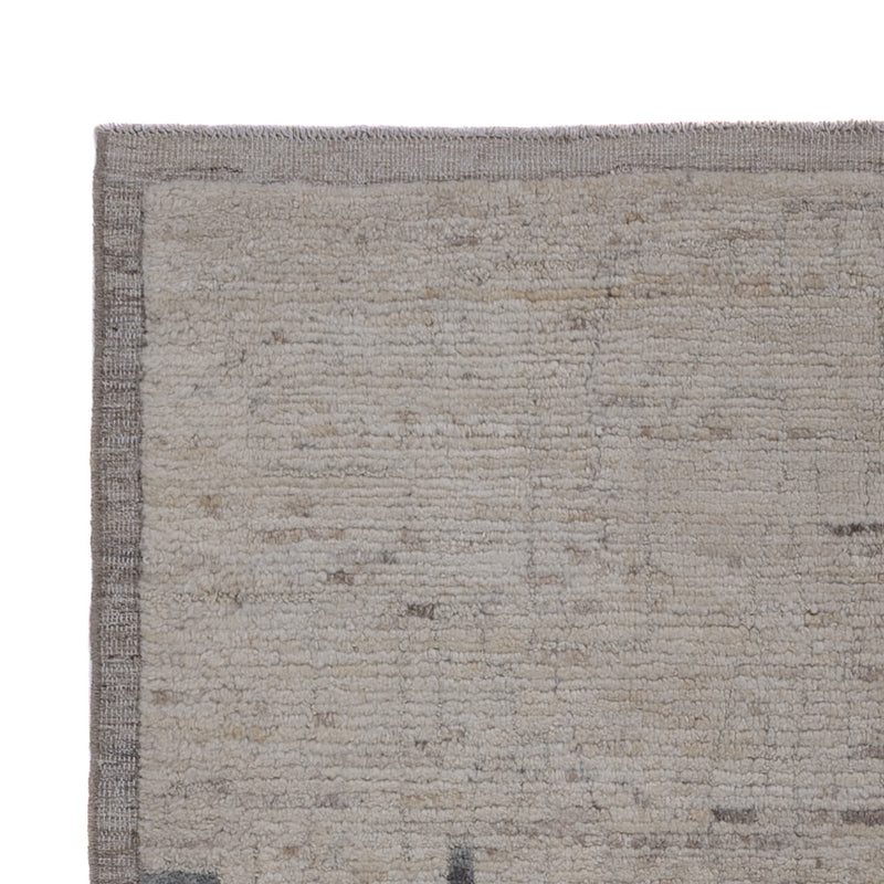 Berber Teppich 150x192cm - Wollteppich - grau