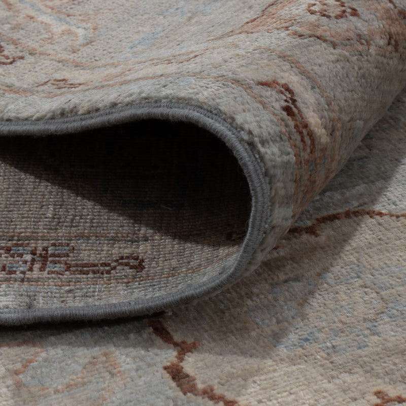 Usak Teppich 153x200cm - Orientteppich - hellblau