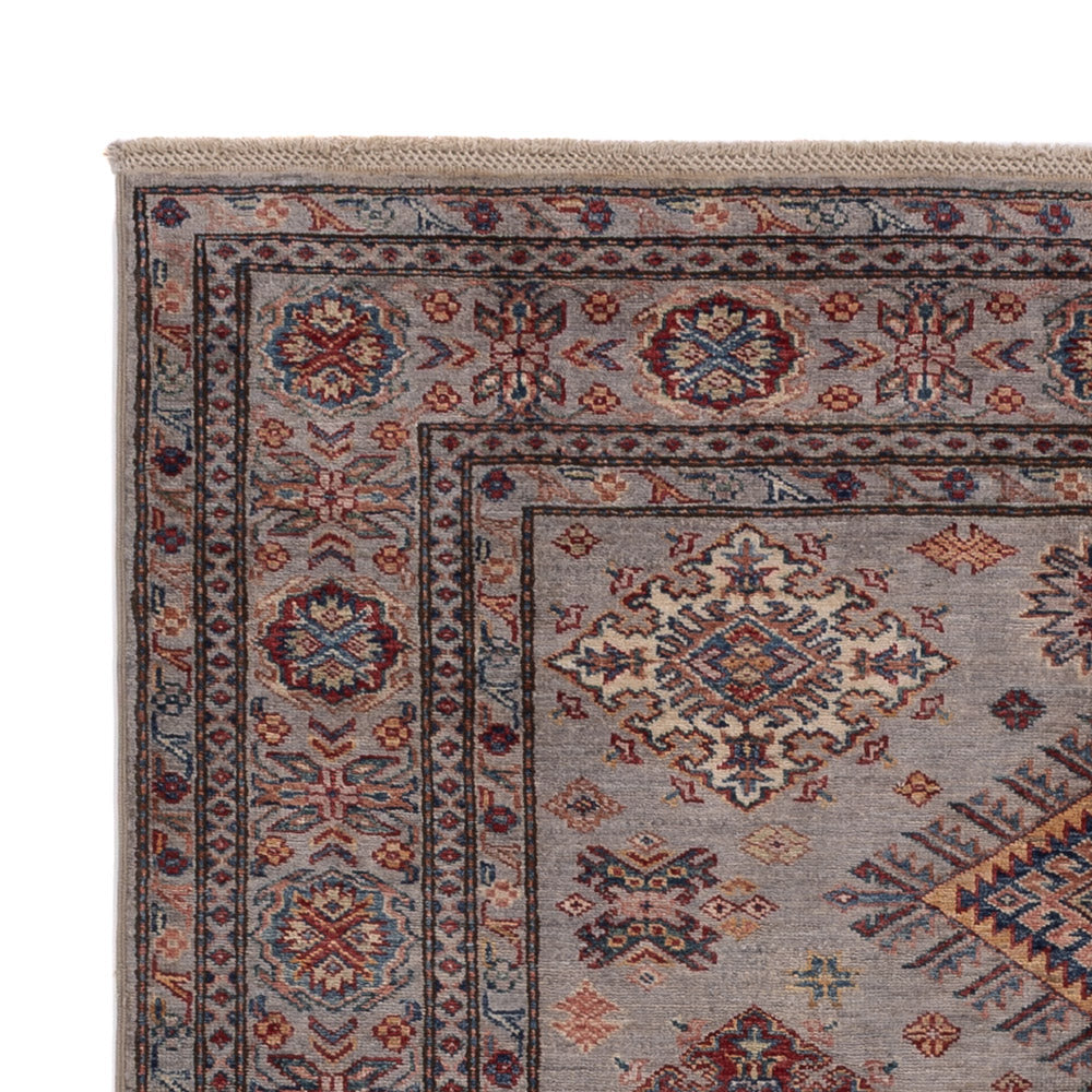 Kazak Teppich 150x194cm - Orientteppich - dunkelbeige