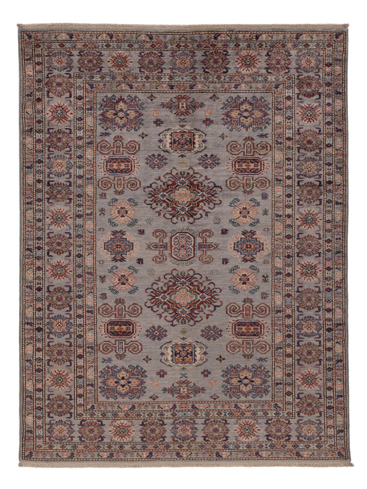 Kazak Teppich 150x203cm - Orientteppich - dunkelbeige