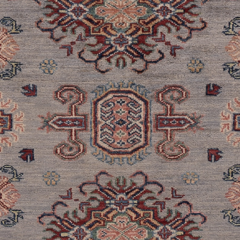 Kazak Teppich 150x203cm - Orientteppich - dunkelbeige