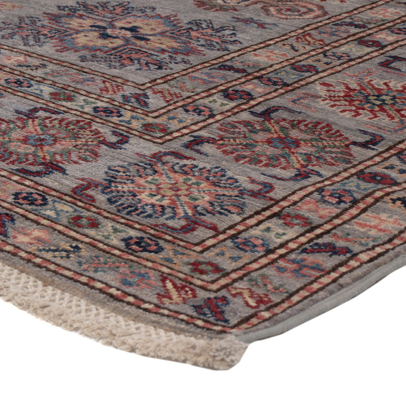 Kazak Teppich 150x203cm - Orientteppich - dunkelbeige