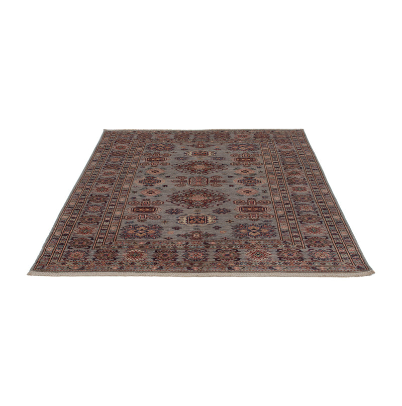 Kazak Teppich 150x203cm - Orientteppich - dunkelbeige