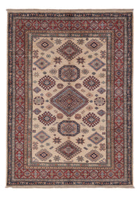 Kazak Teppich 147x207cm - Orientteppich - dunkelbeige – product image