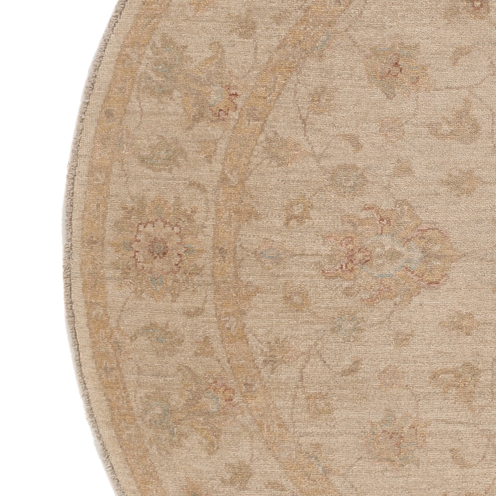 Ziegler Teppich 150x150cm - Orientteppich - hellbeige