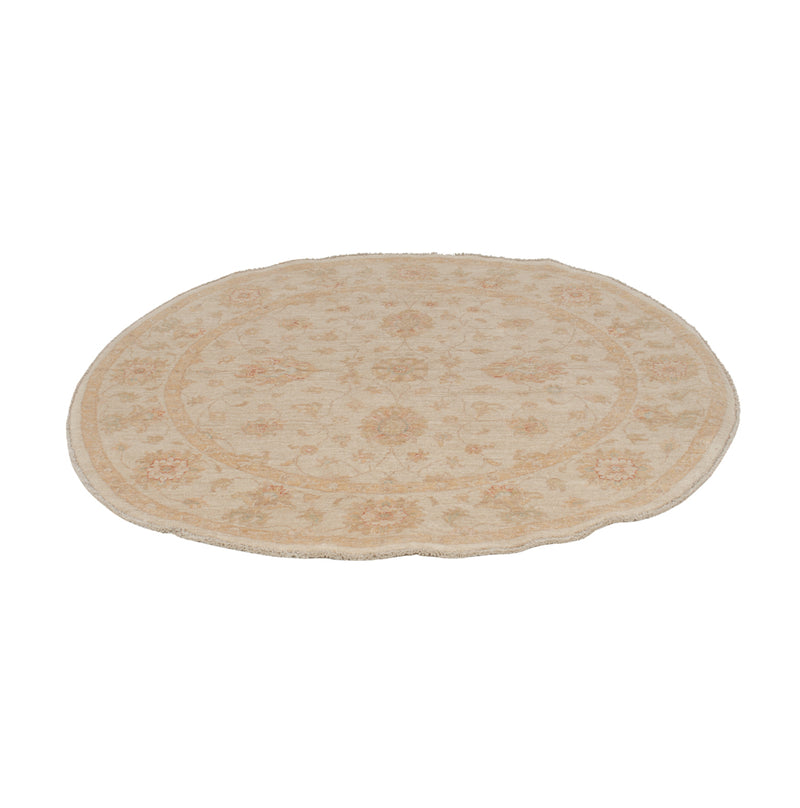 Ziegler Teppich 150x150cm - Orientteppich - hellbeige