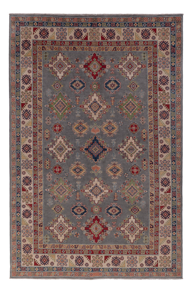 Kazak Teppich 198x298cm - Orientteppich - dunkelblau