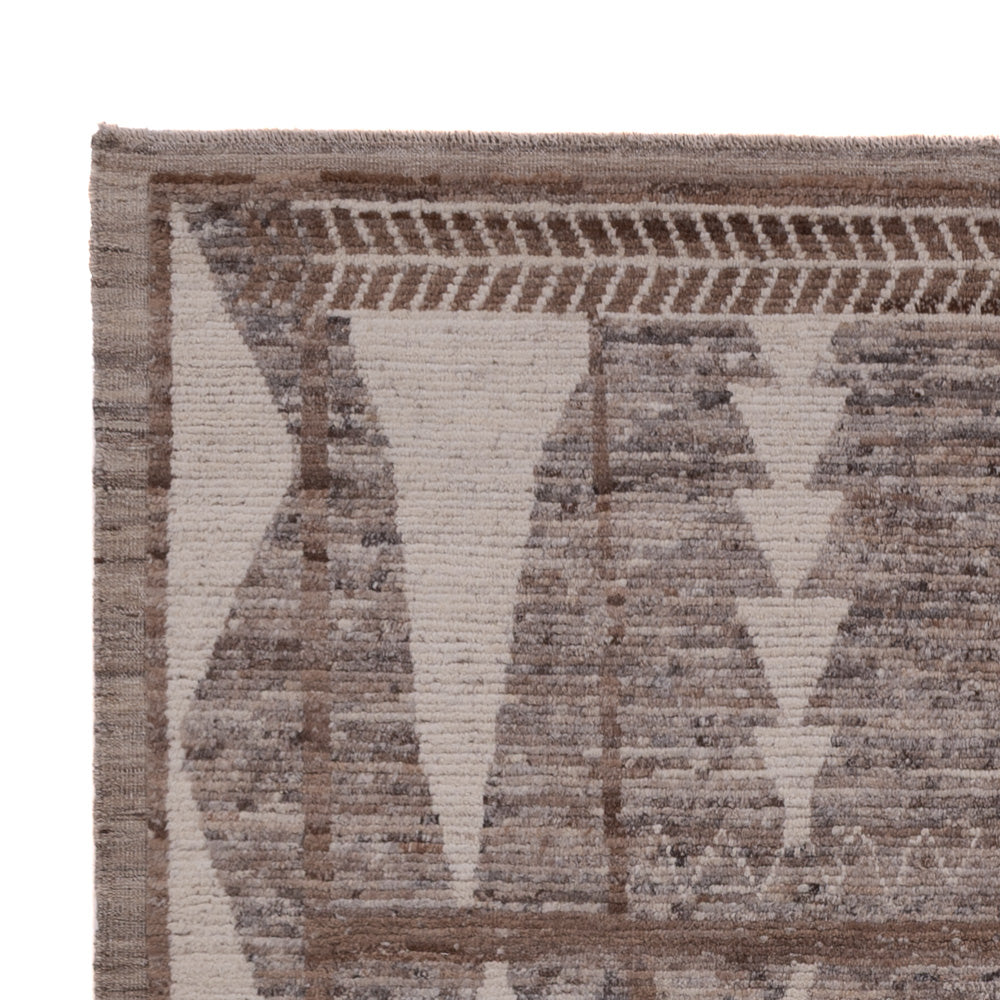 Berber Teppich 200x302cm - Wollteppich - dunkelgrau