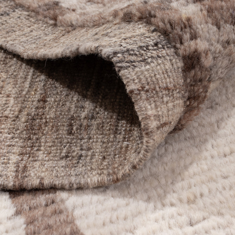 Berber Teppich 200x302cm - Wollteppich - dunkelgrau
