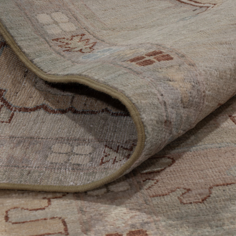 Usak Teppich 247x300cm - Orientteppich - dunkelbeige