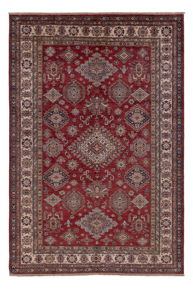 Kazak Teppich 204x298cm - Orientteppich - rot