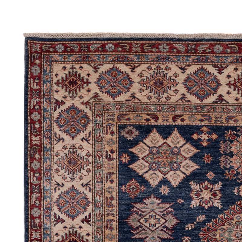 Kazak Teppich 202x296cm - Orientteppich - blau