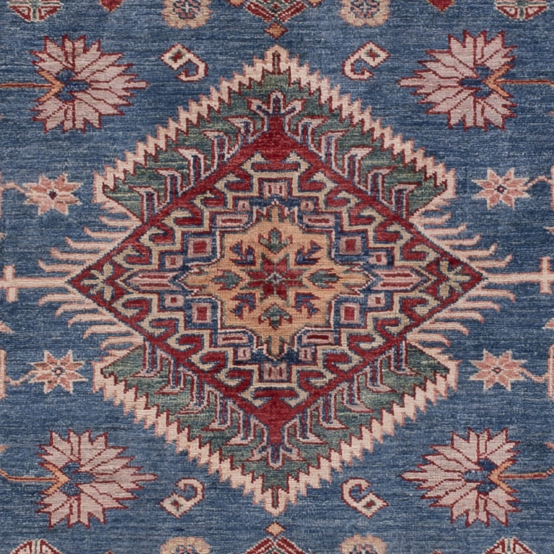 Kazak Teppich 203x284cm - Orientteppich - blau