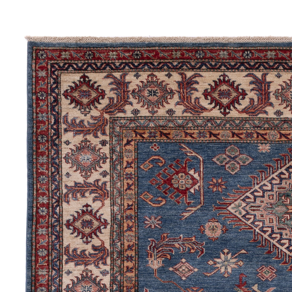 Kazak Teppich 203x284cm - Orientteppich - blau