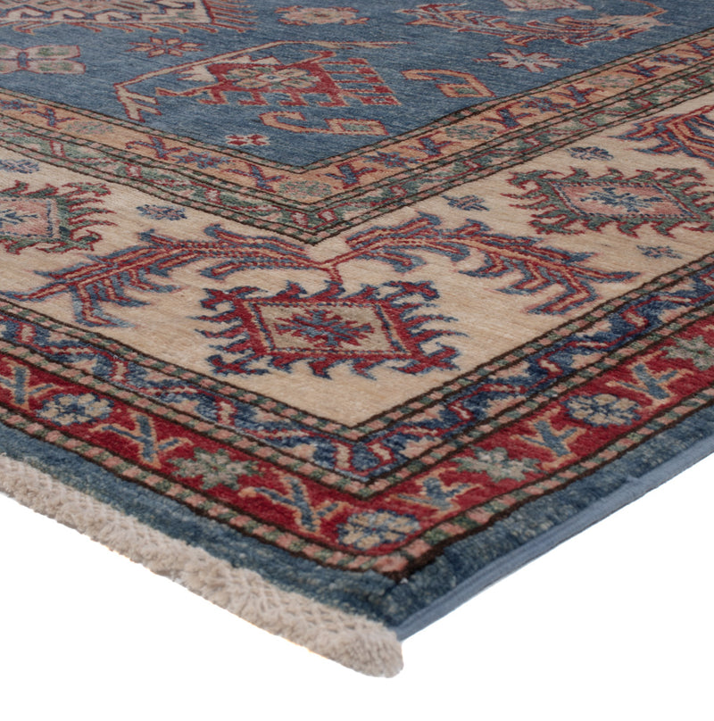 Kazak Teppich 203x284cm - Orientteppich - blau