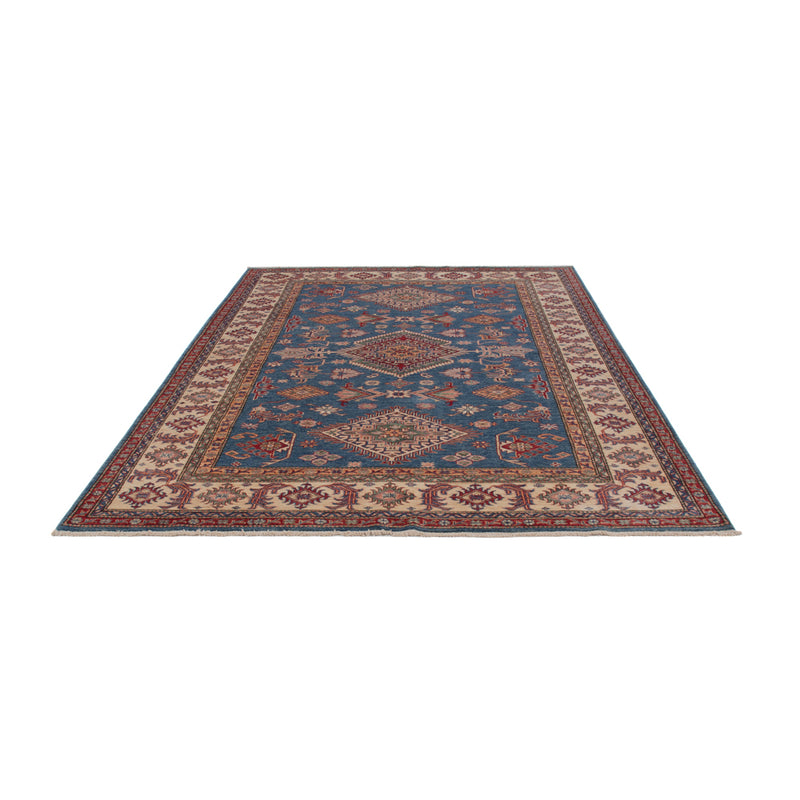 Kazak Teppich 203x284cm - Orientteppich - blau