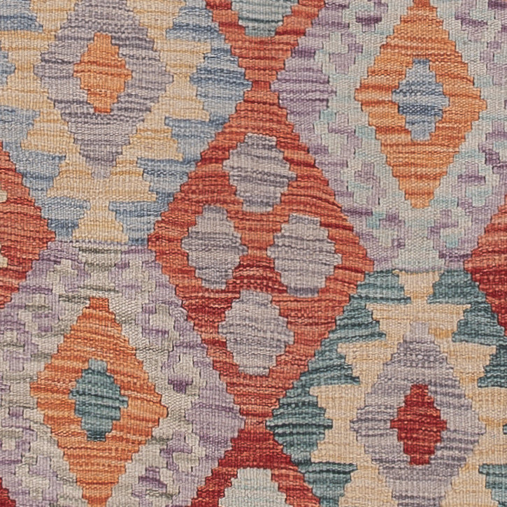 Kelim Maimene Teppich 84x246cm - mehrfarbig