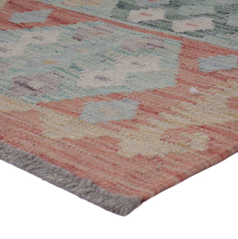 Kelim Maimene Teppich 85x247cm - mehrfarbig