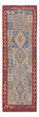 Kelim Maimene Teppich 83x246cm - mehrfarbig