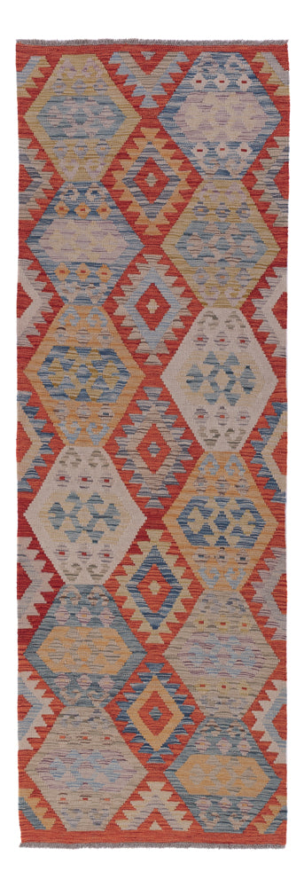 Kelim Maimene Teppich 87x256cm - mehrfarbig