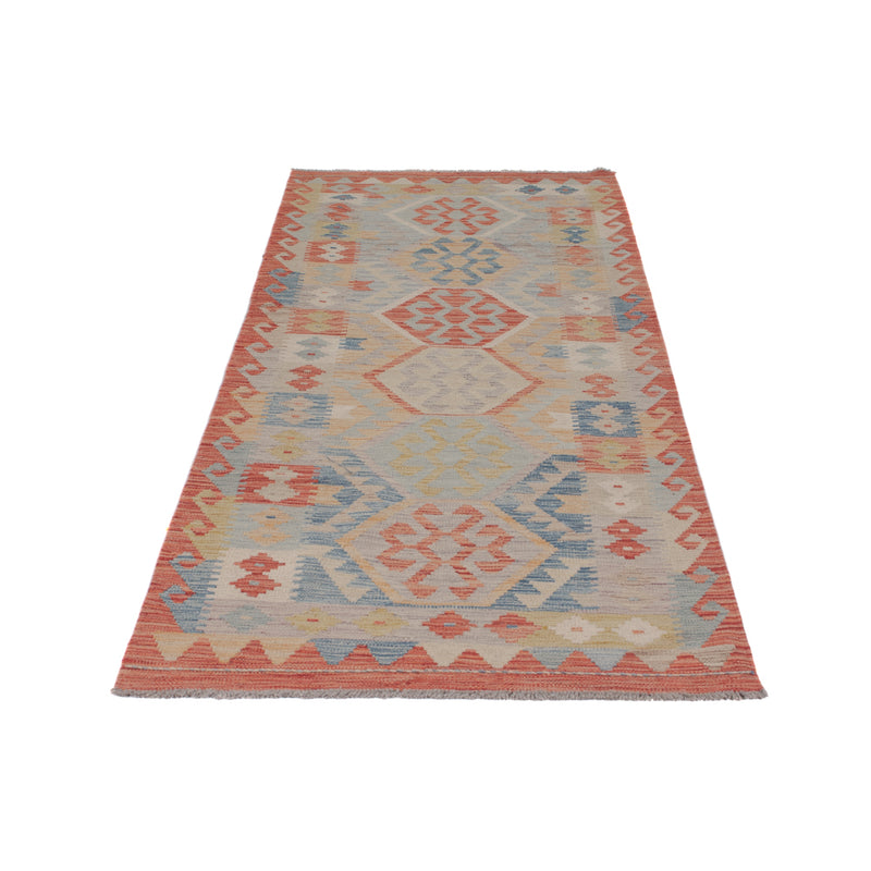 Kelim Maimene Teppich 88x256cm - mehrfarbig