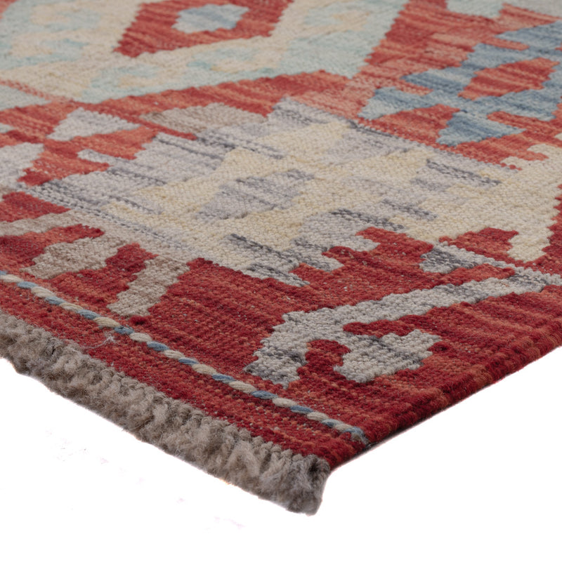 Kelim Maimene Teppich 80x313cm - mehrfarbig