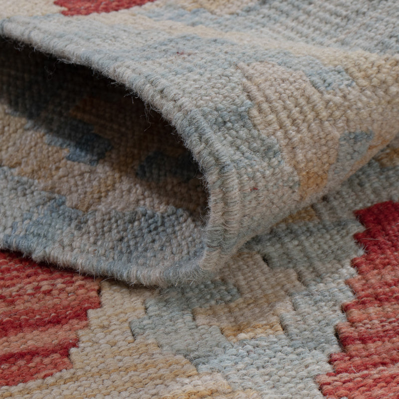 Kelim Maimene Teppich 80x313cm - mehrfarbig