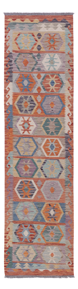 Kelim Maimene Teppich 76x283cm - mehrfarbig