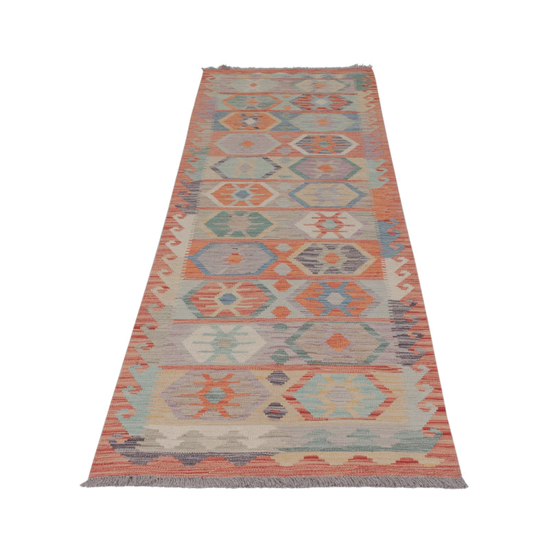 Kelim Maimene Teppich 76x283cm - mehrfarbig