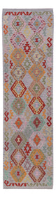 Kelim Maimene Teppich 84x300cm - mehrfarbig