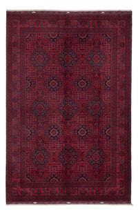 Afghan Teppich 204x301cm - Orientteppich - dunkelrot – product image