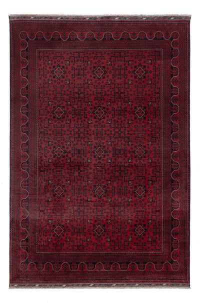 Khal Mohammadi Teppich 200x296cm - Orientteppich - dunkelrot