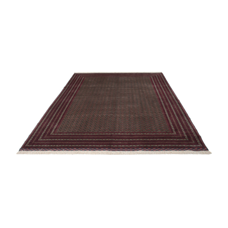 Afghan Teppich 200x291cm - Orientteppich - dunkelrot