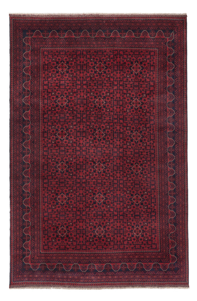 Khal Mohammadi Teppich 203x309cm - Orientteppich - dunkelrot