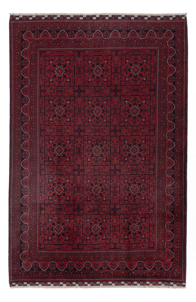 Khal Mohammadi Teppich 197x300cm - Orientteppich - dunkelrot