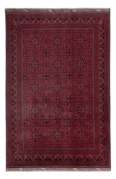Khal Mohammadi Teppich 194x288cm - Orientteppich - dunkelrot