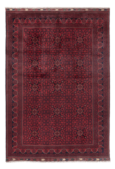Khal Mohammadi Teppich 197x285cm - Orientteppich - dunkelrot
