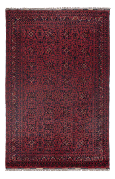 Khal Mohammadi Teppich 200x306cm - Orientteppich - dunkelrot